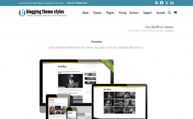 JustBlog screenshot