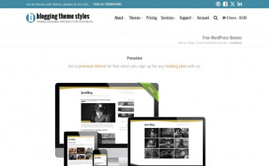 JustBlog screenshot