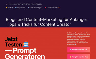 blogkurs.de screenshot