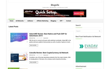 http://blognife.com screenshot