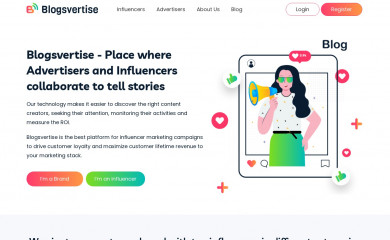 blogsvertise.com screenshot
