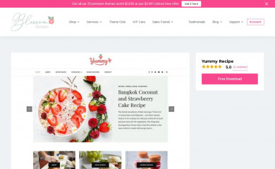 https://blossomthemes.com/downloads/yummy-recipe/ screenshot