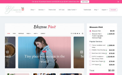 Blossom PinIt screenshot