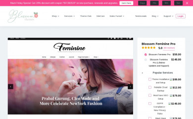 https://blossomthemes.com/wordpress-themes/blossom-feminine-pro/ screenshot