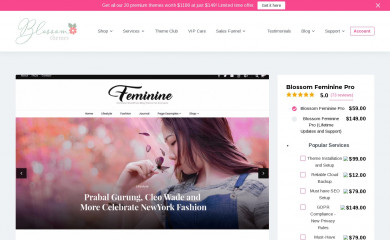 https://blossomthemes.com/wordpress-themes/blossom-feminine-pro/ screenshot