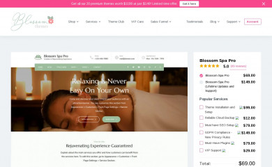 Blossom Spa Pro screenshot