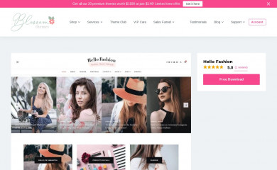 https://blossomthemes.com/wordpress-themes/hello-fashion/ screenshot