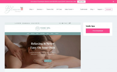https://blossomthemes.com/wordpress-themes/vedic-spa/ screenshot