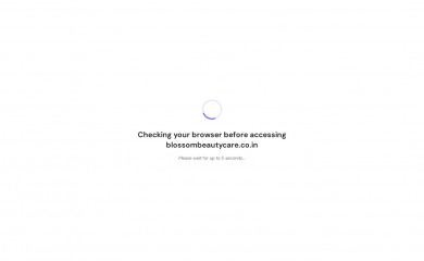 blossombeautycare.co.in screenshot