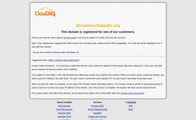 blossomscholastic.org screenshot