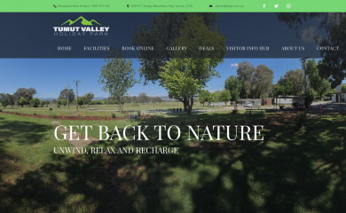 bloweringholidaypark.com.au screenshot