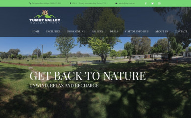 bloweringholidaypark.com.au screenshot