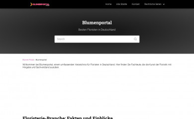 blumenportal.com.de screenshot
