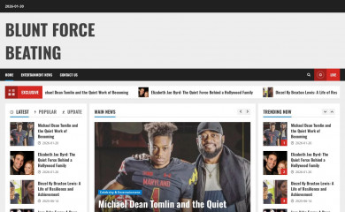 bluntforcebeating.com screenshot