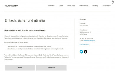 bludit.org screenshot