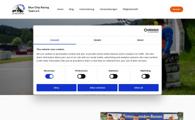 blue-chip-racing-team.de screenshot