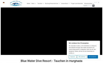 blue-water-dive.com screenshot
