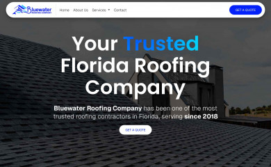 bluewaterroofingcompany.com screenshot