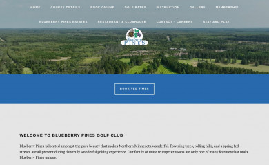 blueberrypinesgolf.com screenshot