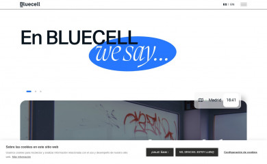 http://www.bluecell.es screenshot