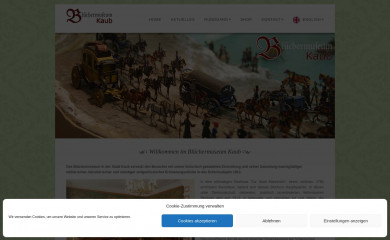 bluechermuseum-kaub.de screenshot