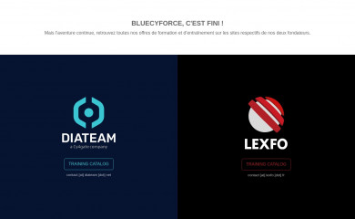 bluecyforce.com screenshot