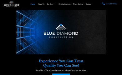 bluediamondconstructionnj.com screenshot