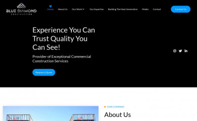 bluediamondconstructionnj.com screenshot