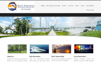 bluedolphinmarina.com screenshot