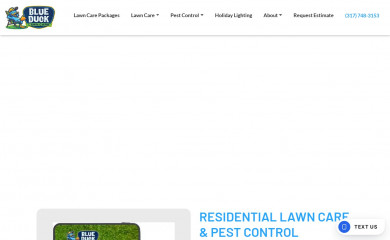 blueducklawncare.com screenshot