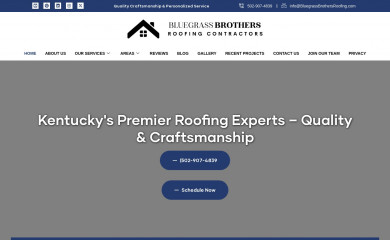 bluegrassbrothersroofing.com screenshot