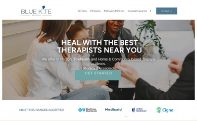 bluekitewellness.com screenshot