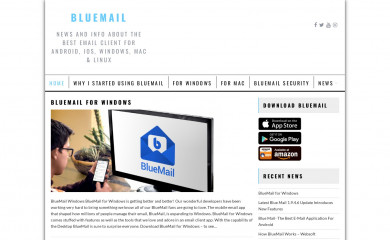 bluemail.info screenshot