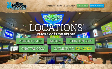 bluemooseburgersandwings.com screenshot