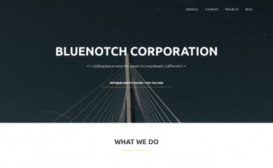 bluenotch.com screenshot