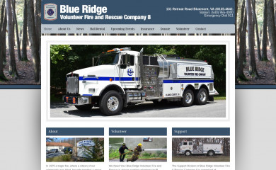 blueridgefire.org screenshot