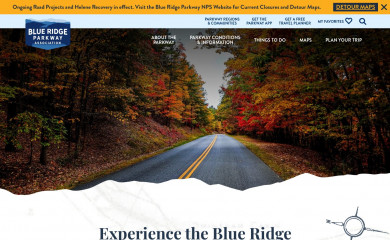 blueridgeparkway.org screenshot