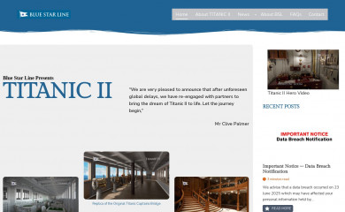bluestarline.com.au screenshot