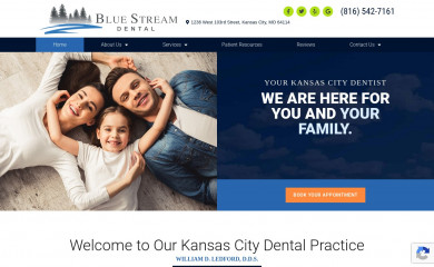 bluestreamdental.com screenshot