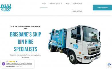 bluskips.com.au screenshot