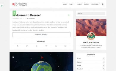 http://www.bluthemes.com/themes/breeze/ screenshot