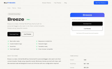 Breeze by Bluthemes screenshot