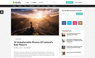 Katla by Bluthemes screenshot