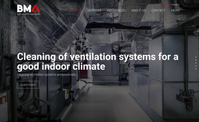bma-lueftungsreinigung.ch screenshot
