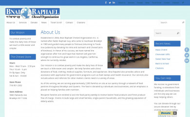 bnairaphael.org screenshot