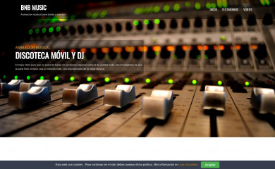 bnbmusic.es screenshot