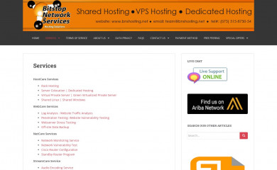 bnshosting.net screenshot