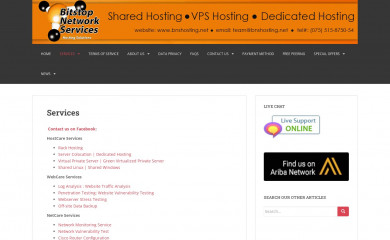 bnshosting.net screenshot