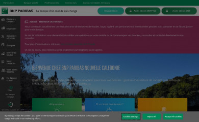 bnpparibas.nc screenshot