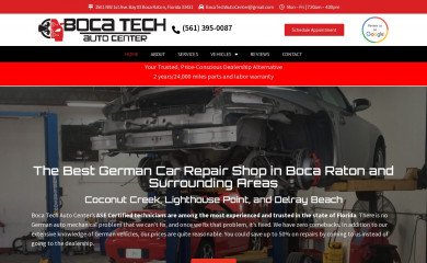 bocatechautocenter.com screenshot